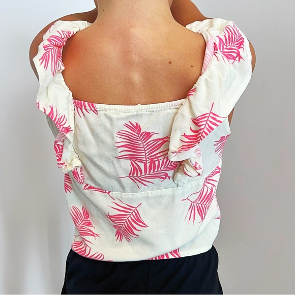 Jessica Simpson Girls Ruffle Sleeve Top Size M - Picture 6 of 7